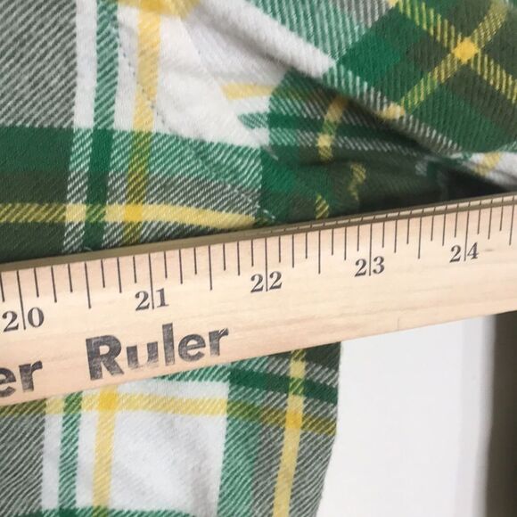 Hurley mens button down long sleeve plaid flannel size large surfer Y2K retro - Picture 7 of 10